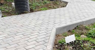 Профессиональная укладка брусчатки в Балахне в октябре