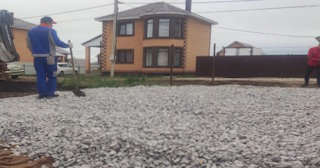 Подсыпка земельного участка в Балахне в октябре