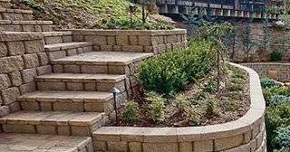 Установка подпорных стенок из блоков в Балахне от 3657 руб. - ТротуарнаяПлитка